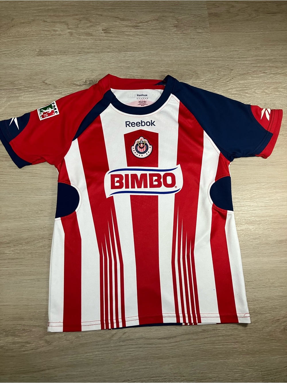 Reebok 2000s Chivas Guadalajara Liga MX Home Jersey Size Medium Youth Vintage